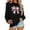 Black Sweatshirts for Winter, variant on XPMWRP Women's Breast Cancer Printed Crew Neck Sweatshirts Loose Casual Pullover Long Sleeved Regular Winter Sweatshirt Pink XXXL