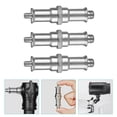 thumbnail image 3 of Miangastore Thread Adapter Connector Electroplated Surface 3Pcs 2.7X0.7X0.7In, 3 of 9