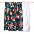 thumbnail image 5 of Cozy Printed Throw Christmas Blanket - 300 GSM Fleece Throw Size for Home Decoration, Ultra Soft Blanket (Throw - 50" x 60") - I, 5 of 6