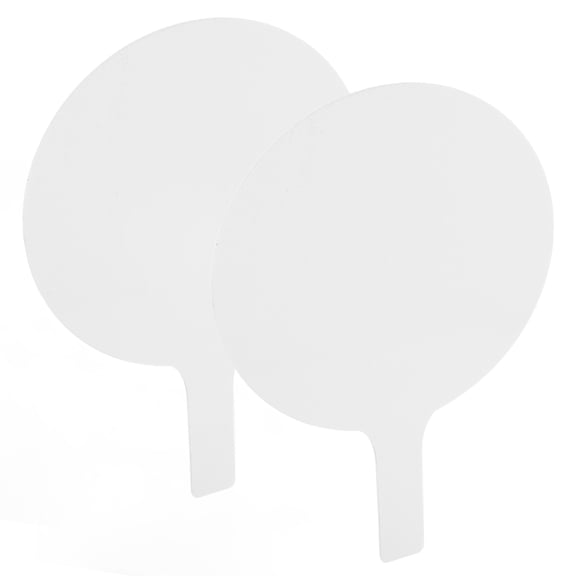 Luxshiny 2-Pack Small Double-Sided Whiteboards Acrylic Dry Erase Boards Handheld for Classroom Teaching and Office Use