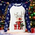 thumbnail image 6 of FDGIU Cute Christmas Pullover for Women, Long Sleeve Tunic Sweatshirt with Holiday Print, Loose Fit Crewneck Warm Top, 6 of 6