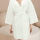 thumbnail image 3 of 6 piezas Albornoz desechable Bata de salón Batas de baño de algodón Bata de ducha Envolturas corporales para mujeres Hombres Salón de spa Belleza Sauna Baño Bronceado, 3 of 6