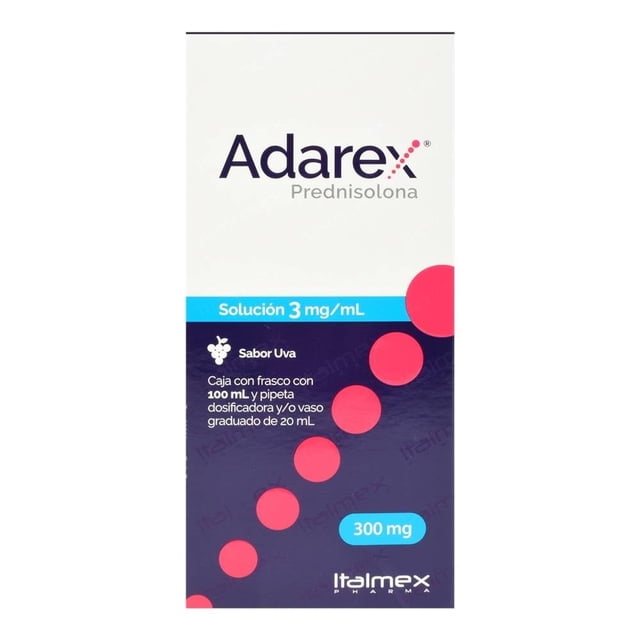 Adarex 300 mg solución 3 mg/ml sabor uva 100 ml