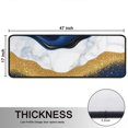 thumbnail image 5 of Kitchen Rugs Sets Of 2,Blue and Gold Marble Glitter Waves Pattern Anti Fatigue Kitchen Mat Rugs Non Slip Washable,Decorative Kitchen Floor Mats for Kitchen,Sink,Laundry,17"x47"+17"x47", 5 of 5