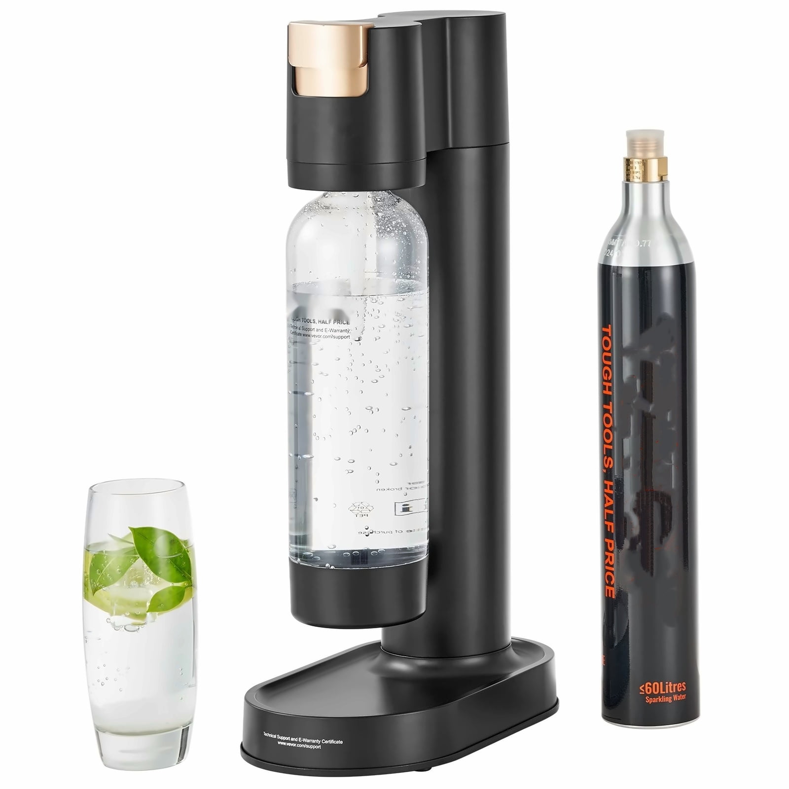 SodaStream Black Gaia Sparkling Water Maker Starter Kit - Walmart.com