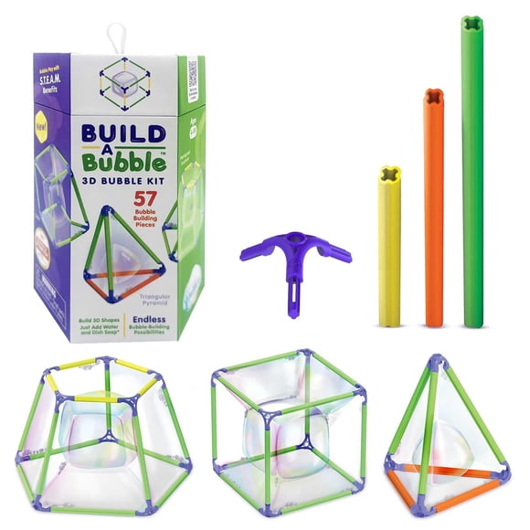 Kit para Hacer Burbujas WOWMAZING Build-A-Bubble Montessori 57 piezas