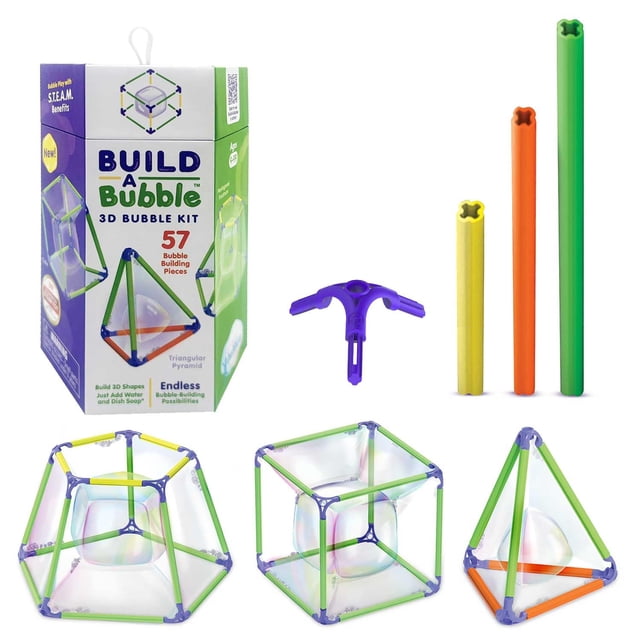 Kit para Hacer Burbujas WOWMAZING Build-A-Bubble Montessori 57 piezas