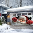 thumbnail image 6 of Christmas Garage Door Banner Outdoor Christmas Decoration holiday garage door covers wall Backdrop Decoration Indoor Outdoor for Christmas Holiday Party Supplies, 6 of 9