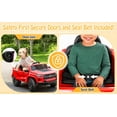 thumbnail image 5 of Winado 12V Kids Ride On Car, Licensed Chevrolet Colorado Powered Electric Car with Remote Control, Red, 5 of 11