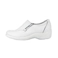 thumbnail image 3 of 24 HOUR COMFORT Vera Wide Width Professional Sleek Shoe WHITE 12, 3 of 6