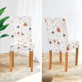 thumbnail image 3 of Yayeee 2 Pack Dining Chair Covers Stretch Parson Chairs Slipcovers Seat Protector, Ghost Design, 3 of 6