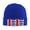 Blue, variant on Half Mexican Half America Beanie Hat Men Women Warm Printed Cap Knit Beanies Hats Outdoor Winter Black