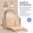 thumbnail image 4 of Mochila Itzy Ritzy Mini Plus de piel vegana para pañales, 4 of 9
