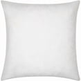 thumbnail image 2 of Mina Victory 20x20" Square Contemporary Down Fabric Pillow Insert in White, 2 of 2