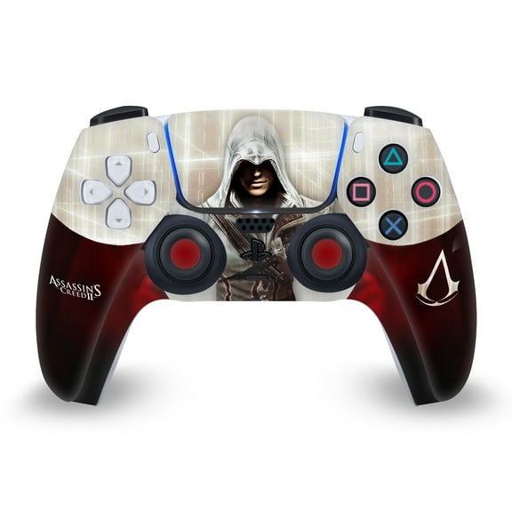 Head Case Designs Officially Licensed Assassin's Creed II Graphics Cover Art Vinyl Sticker Skin Decal Cover Compatible with Sony PS5 Sony DualSense Controller