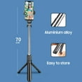 thumbnail image 4 of Mistaha 2021 Fashion Bluetooth Wireless Selfie Tripod Extendable Selfie Stick Aluminium Alloy 360° Rotation Phone, 4 of 8