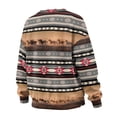 thumbnail image 5 of SCRAWLGOD American Tribal Horse Print Gray Womens Round Neck Sweatshirts with Pockets Long Sleeve Trendy Pullover Casual Soft Drop Shoulder Loose Fit Tops Fall Clothes, XXL, 5 of 7
