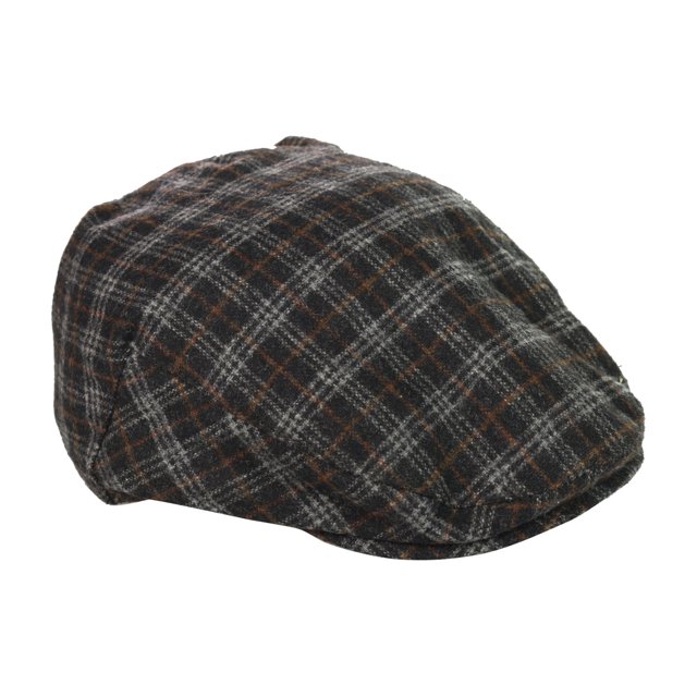 Country Gentleman Mens British Ivy Newsboy Sombrero, Naranja, Mediano Country Gentleman Vendedor de periódicos