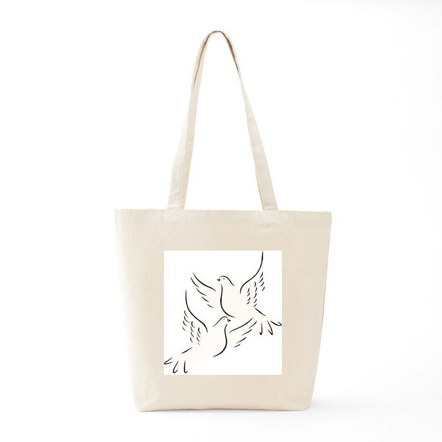 CafePress Live Love Groom Natural Canvas Tote Bag - Reusable Shopping Bag, Two Sizes Available - View #5