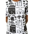 thumbnail image 2 of Crooks & Castles Mens The Shriners Graphic T-Shirt, White, Small, 2 of 4