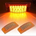 thumbnail image 1 of 2 luces de posición laterales ámbar con intermitente para remolque, 21 LED, universales, 12V/24V, con indicador luminoso, para camión o furgoneta., 1 of 4