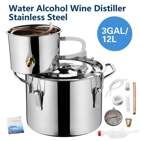 Zimtown 2 3 5 Gallon Alcohol Distiller Wine Water Moonshine Still