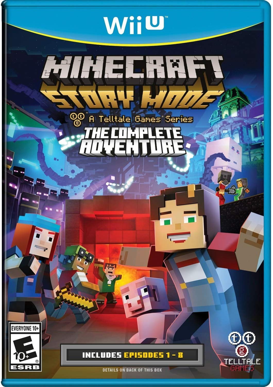 Minecraft Story Mode The Complete Adventure Nintendo Wii U Refurbished Walmart Com