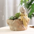 thumbnail image 3 of Succulent Pot Creative Cartoon Ceramic Flower Pot Gardening Pot for Home Office, 3 of 9