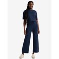 thumbnail image 2 of Time & Tru Women's 2-Piece Short Sleeve Sweater and Wide Leg Pant Set, Sizes XS- XXXL, 2 of 5