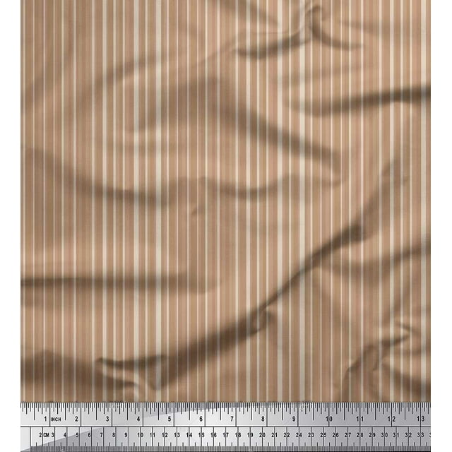 Soimoi Rayon Fabric Vertical Stripe Fabric Prints by Yard 56 Inch Wide