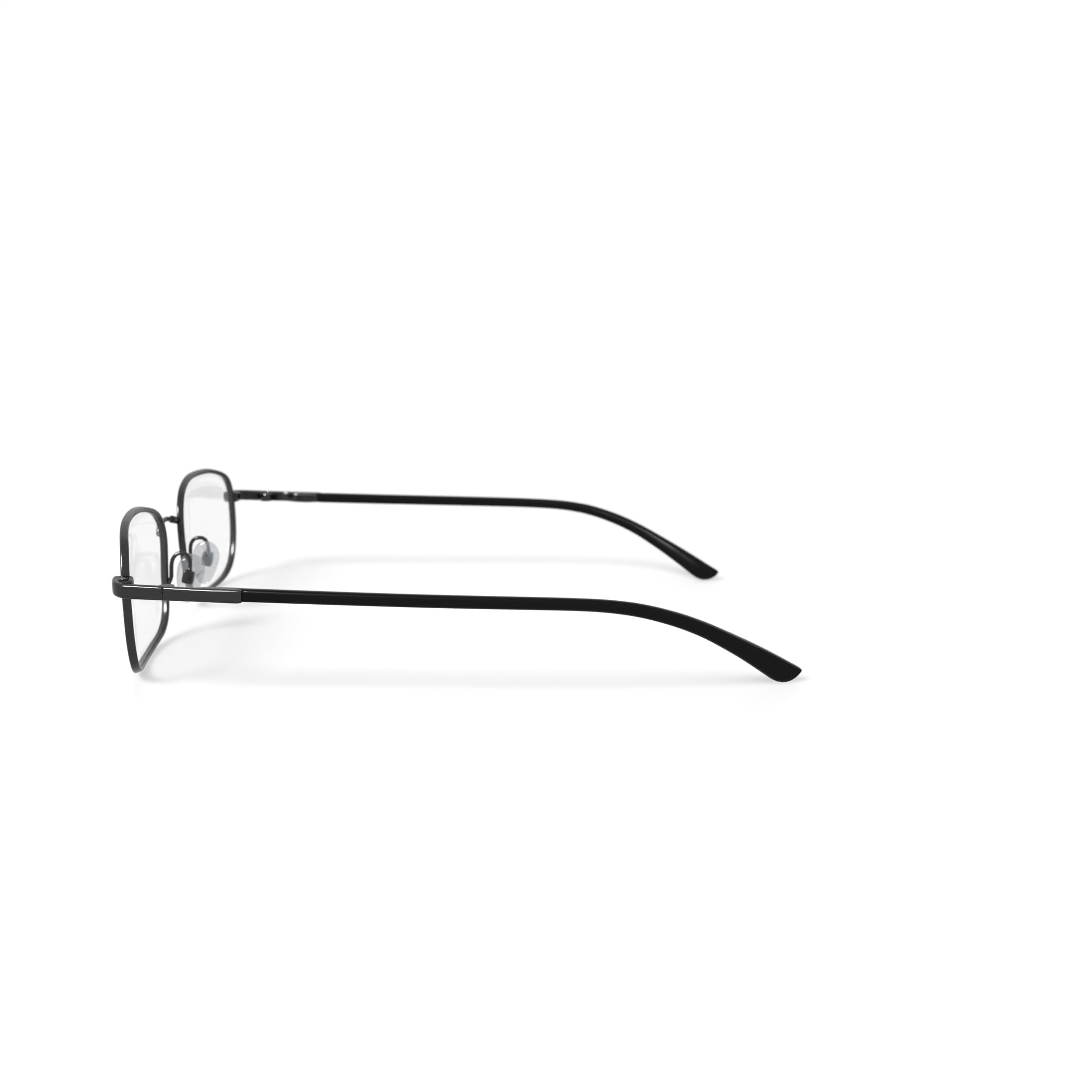 TiFlex Men's T1552 Rectangular Prescription Eyeglasses with Case