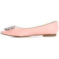 thumbnail image 3 of Journee Womens Renzo Slip On Pointed Toe Ballet Dress Flats, Widths Available, 3 of 10