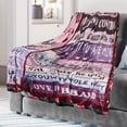 thumbnail image 4 of Gift for Wife from Husband, to My Wife Blanket, Wedding Anniversary Romantic Gifts for Her, Presents for Wife, Birthday Gift Ideas, Christmas Valentine's Day Healing Bed Blanket (60" x 80"), 4 of 5