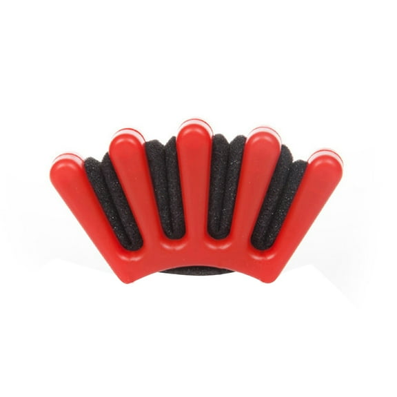 Women Girls Braid Sponge Hair Braider Hair Braiding Machine French Braider DIY Hair Styling Tool (Red)
