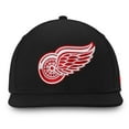 thumbnail image 2 of Men's Fanatics Black Detroit Red Wings Core Fitted Hat, 2 of 4