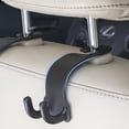 thumbnail image 1 of KAKOWELY 2Pcs Universal Car Back Seat Hooks Black ABS Material Easy Install Backseat Organizer, 1 of 8