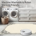 thumbnail image 5 of ODIKA 2'x3' Machine Washable Non-Slip Area Rug, Paisley Flourish Design with Ornamental Border Accents High Traffic Rug, Black, 541689, 5 of 5