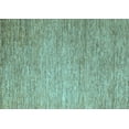 thumbnail image 1 of Ahgly Company Indoor Rectangle Solid Light Blue Modern Area Rugs, 7' x 10', 1 of 4