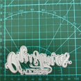 thumbnail image 5 of Marco de fondo Cutting Dies Annchaos con forma de feliz Navidad, 9,3 x 4 cm, 5 of 5