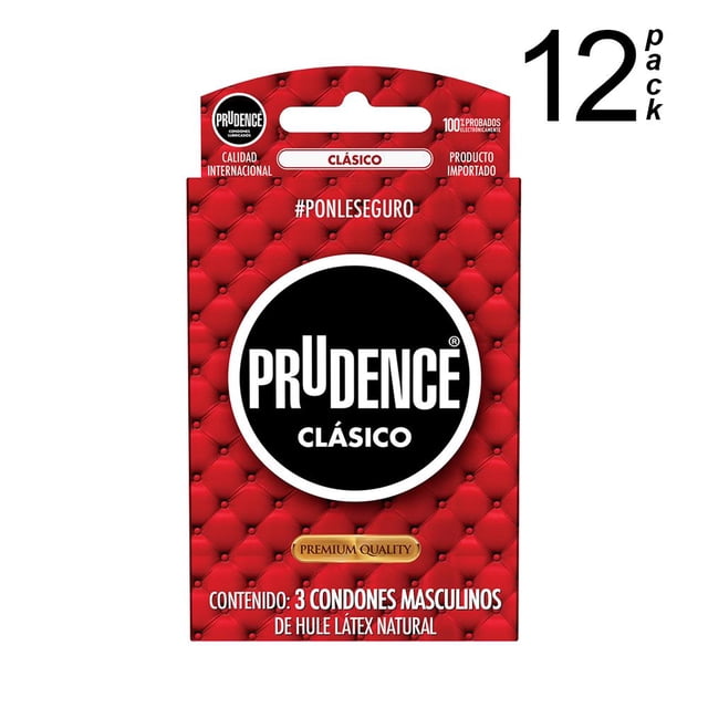 Condones Prudence Látex Clásico 12 Pack - S005 PRUDENCE & PENELOPE Clásico