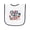White and Navy, variant on Inktastic Chill the 4th out Baby Terry Cloth Bib