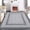 Grey, variant on 2025 New Modern Braided Print Area Washable Rug, Entryway Non-Slip Runners, Ultra-Thin Farmhouse Kitchen Mat, Non-Shedding Accent Carpet, for Bedroom Bedside Laundry