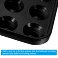 thumbnail image 4 of Unique Bargains Pool Ball Tray Billiard Ball Holder Snooker Storage Tray Pool Table 16 Balls, Black/Red 2 Pack, 4 of 6