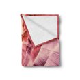thumbnail image 2 of Arizona Soft Flannel Fleece Blanket, Famous Antelope Canyon at USA Southwest Riverbed Sandstone Rocks Image, Cozy Plush for Indoor and Outdoor Use, 50" x 60", Dried Rose Pink Coral, by Ambesonne, 2 of 5