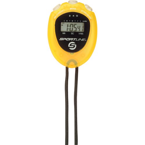 Sportline 240 Econosport Stopwatch, Yellow