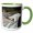Green/White, variant on 3drose, Spring Runoff, Cascade Dam, Payette River, Idaho - Us13 Dfr1107 - David R. Frazier, 11oz Magic Transforming Mug