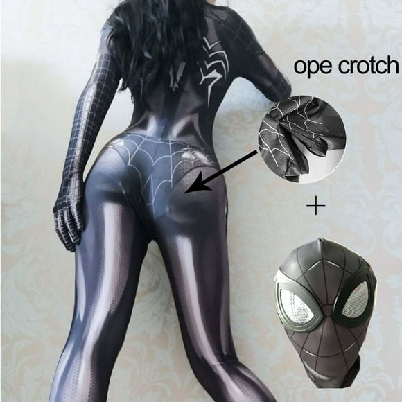 Spider Cosplay Men Woman Sexy Zentai Suit Spandex Bodysuit Superhero Zentai Costume Halloween Carnival Party Dress Jumpsuit