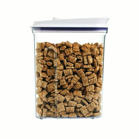 OXO 11114100 Cereal Dispenser 4.5 qt Capacity Rectangular Plastic/Silicone Clear
