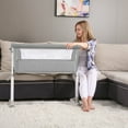 RONBEI Baby Bedside Sleeper, Adjustable Portable Bed for
