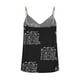 thumbnail image 4 of Tops Para Mujer Elegante Blusa Casual Camisas Tirante de Cadena Vintage Cuello en V Sin Mangas Tanque Odeerbi  ODB165821, 4 of 5